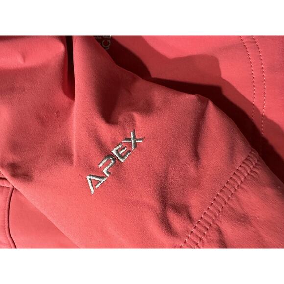 The North Face Women Sz L Apex Bionic Jacket Pink Fleece Lining Soft Shell - Picture 6 of 16